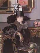 Francis Campbell Boileau Cadell Lady in Black Spain oil painting artist